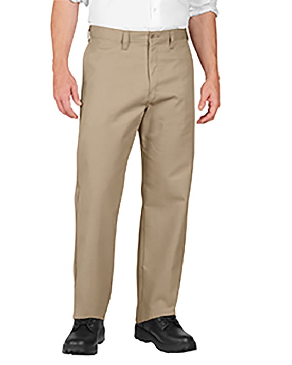 Front view of Men’s 7.75 Oz. Industrial Flat Front Pant