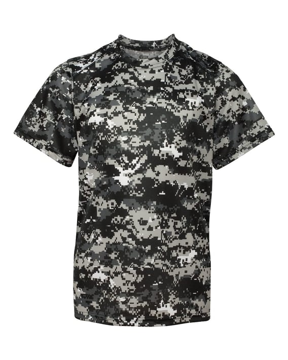 Front view of Youth Digital Camo T-Shirt
