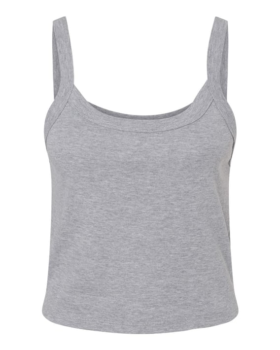 Front view of Women’s Micro Rib Spaghetti Strap Tank