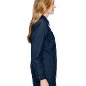 Side view of Ladies’ Excursion Ambassador Lightweight Jacket With Fold Down Collar