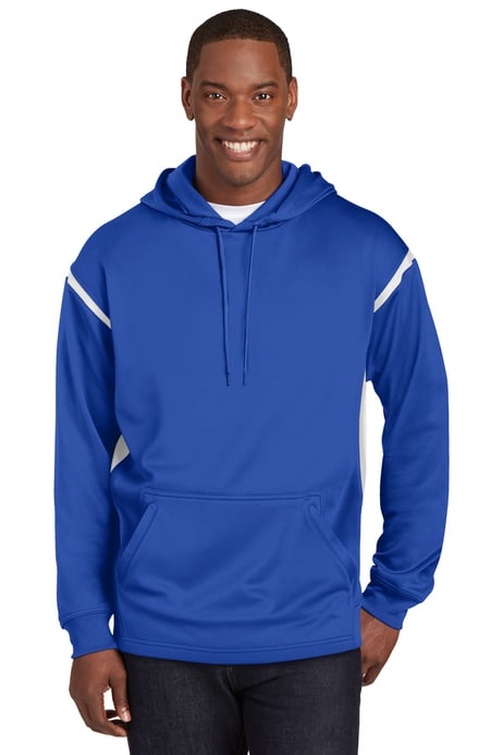 Front view of Tech Fleece Colorblock Hooded Sweatshirt