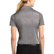 Back view of Ladies Heather Contender Polo