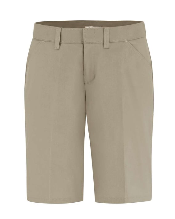 Front view of Women’s Flat Front Shorts – Plus