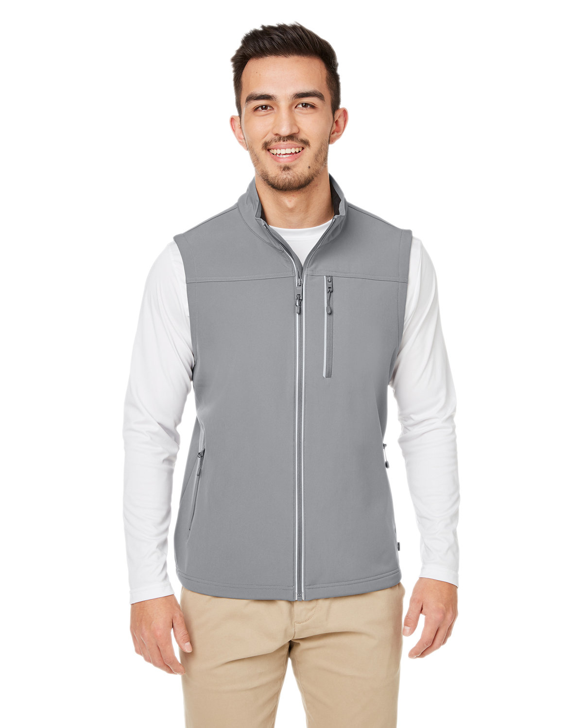 Front view of Men’s Wavestorm Softshell Vest