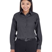 Front view of Women’s Crown Collection® Royal Dobby Woven Dress Shirt