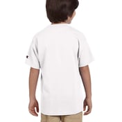Back view of Youth 6.1 Oz. Short-Sleeve T-Shirt