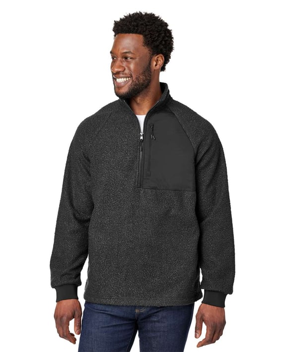 Front view of Aura Sweater Fleece Quarter-Zip Pullover