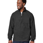 Front view of Aura Sweater Fleece Quarter-Zip Pullover