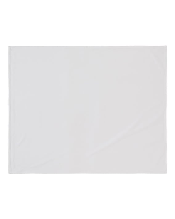Front view of Sublimation Brushed Fleece Blanket