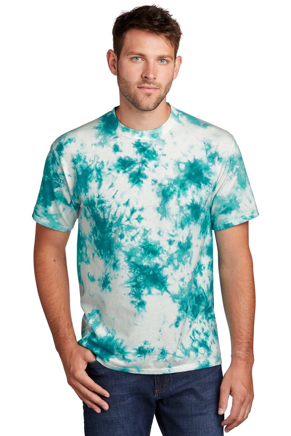 Front view of Crystal Tie-Dye Tee