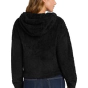 Back view of Women’s Cozy Fleece Hoodie