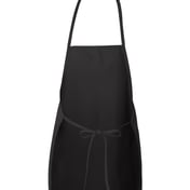 Back view of Long Butcher Block Apron