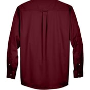 Back view of Easy Blend™ Long Sleeve Twill Shirt
