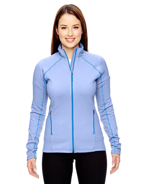 Front view of Ladies’ Stretch Fleece Jacket