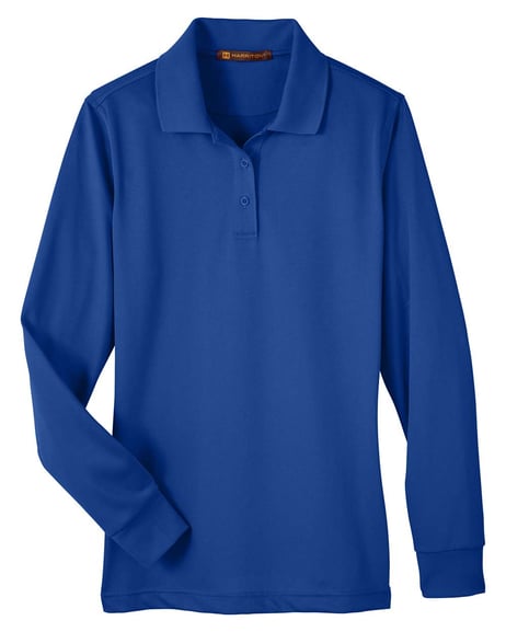 Front view of Women's Advantage Snag Protection Plus IL Long Sleeve Polo