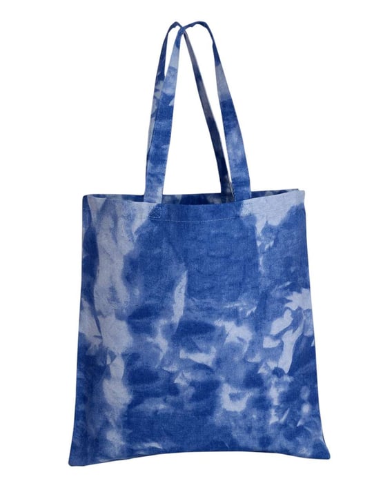 Front view of Tie-Dyed Canvas Bag