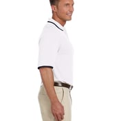 Side view of Adult 6 Oz. Short-Sleeve Piqué Polo With Tipping