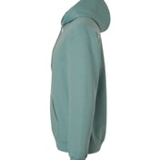 Side view of Softstyle® Midweight Hooded Sweatshirt