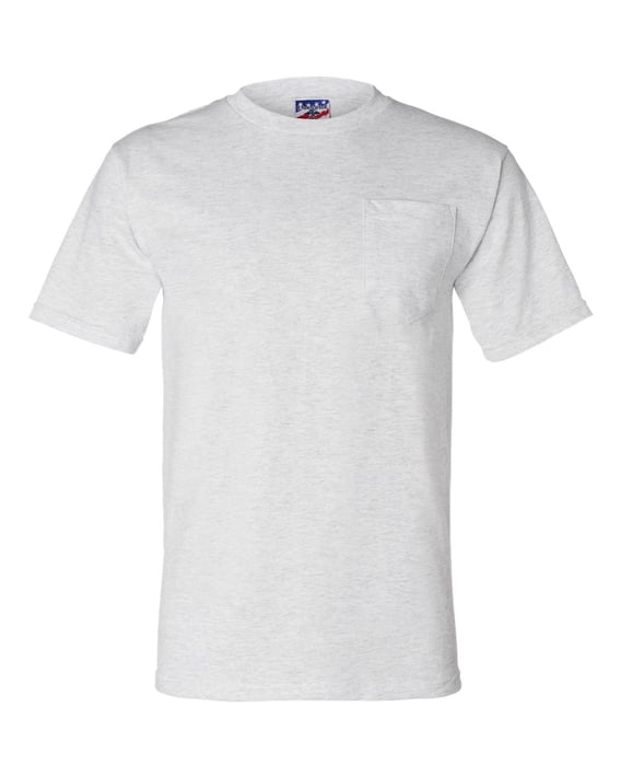 Front view of Union-Made Pocket T-Shirt