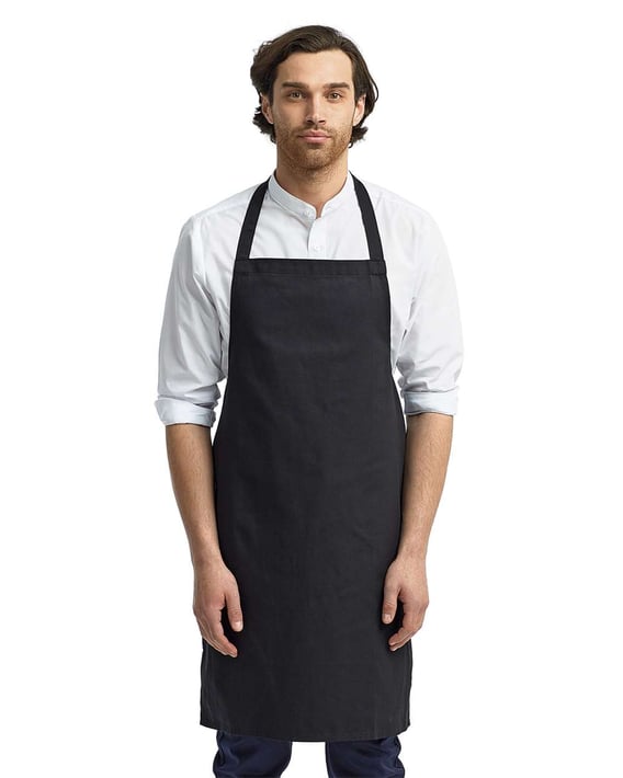 Front view of Organic Cotton Bib Apron