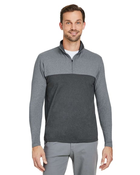 Front view of Spyre Flex Colorblock Quarter-Zip Pullover