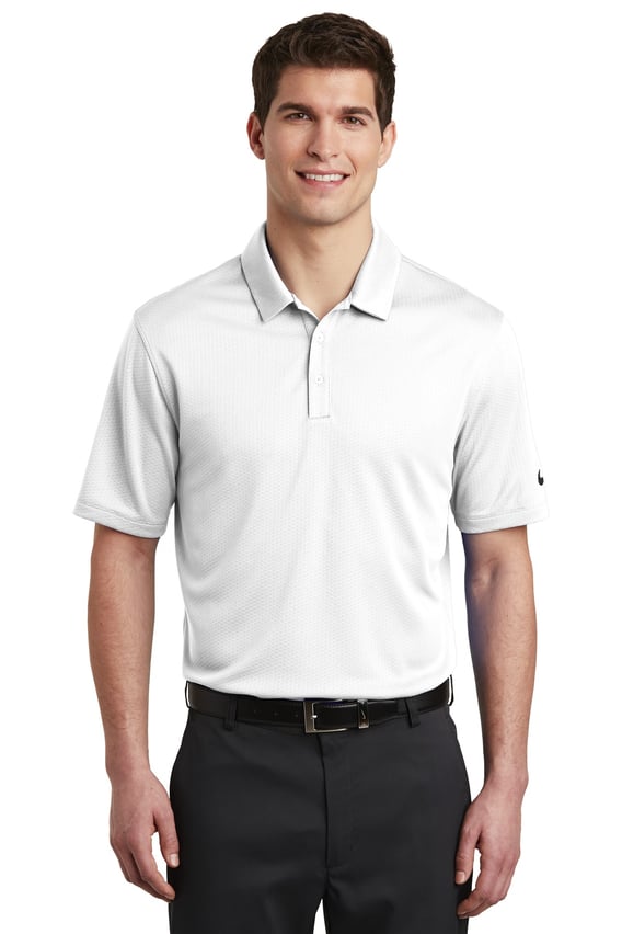Front view of Dri-FIT Hex Textured Polo