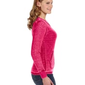 Side view of Ladies’ Zen Thermal Long-Sleeve T-Shirt