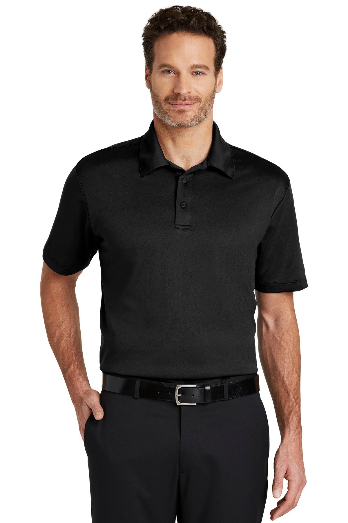 Front view of Silk Touch Performance Polo