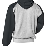 Back view of Youth Sport Athletic Fleece Hooded Sweatshirt