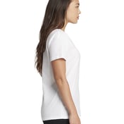 Side view of Ladies’ Relaxed V-Neck T-Shirt