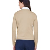 Back view of Ladies’ V-Neck Sweater