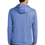 Back view of PosiCharge ® Tri-Blend Wicking Fleece Hooded Pullover