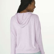 Back view of Women’s Cuddle Fleece Hooded Pullover