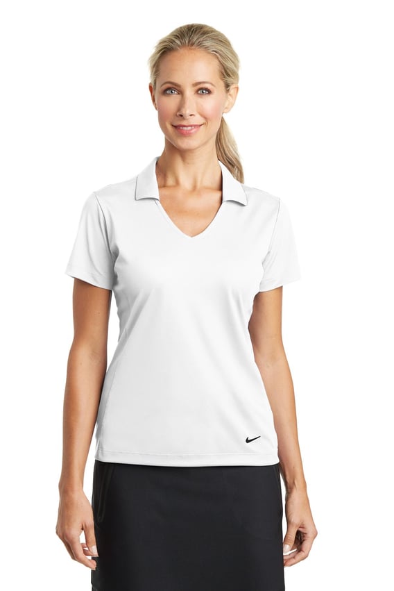 Front view of Women’s Dri-FIT Vertical Mesh Polo