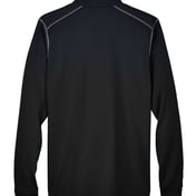 Back view of Newbury Colorblock Mélange Fleece Full-Zip Jacket
