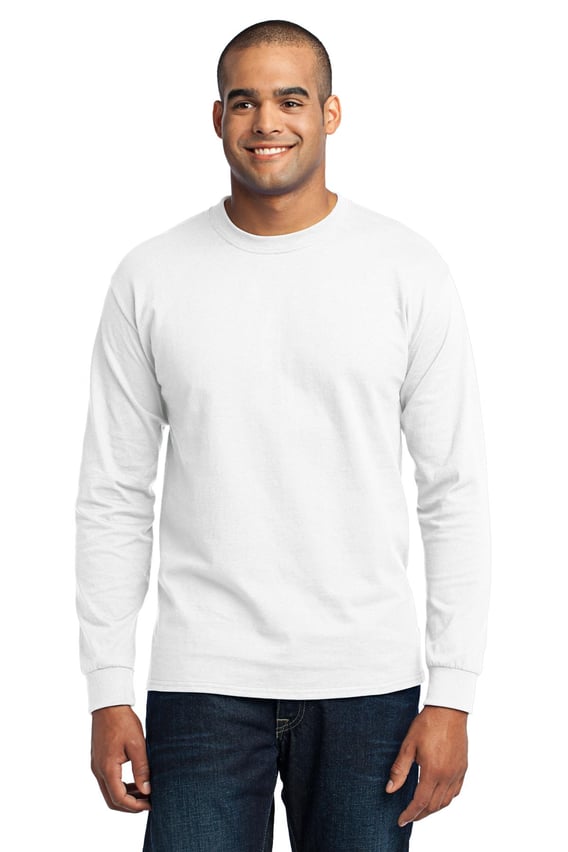 Front view of Tall Long Sleeve Core Blend Tee