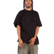 Side view of Garment-Dyed Crewneck T-Shirt