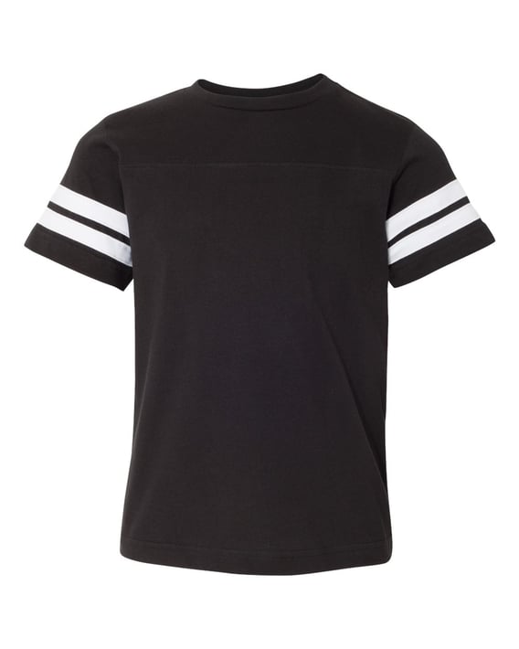 Front view of Youth Football Fine Jersey Tee