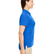 Side view of Ladies’ Radiant Performance Piqué Polo With Reflective Piping