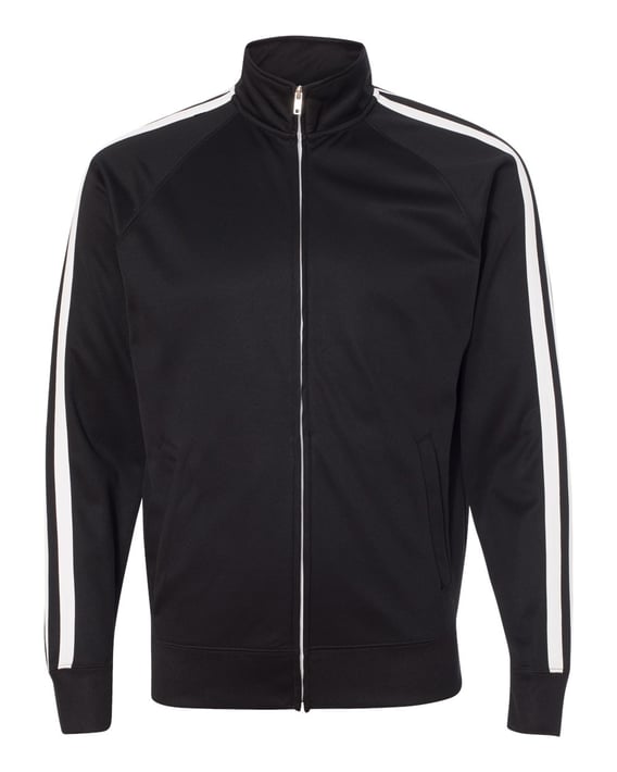 Front view of Lightweight Poly-Tech Full-Zip Track Jacket