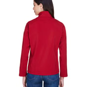 Back view of Ladies’ Cruise Two-Layer Fleece Bonded SoftShell Jacket