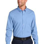 Front view of Long Sleeve Nailhead Easy Care Shirt
