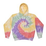 Front view of Tie-Dyed Hooded Sweatshirt