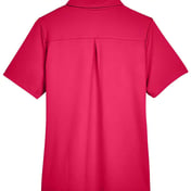 Back view of Women’s CrownLux Performance® Range Flex Polo