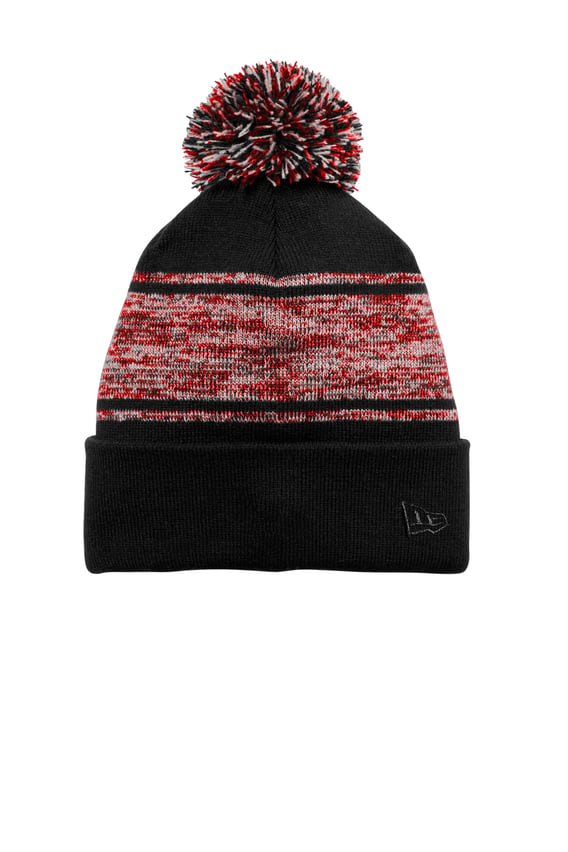 Front view of Knit Chilled Pom Beanie