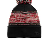 Front view of Knit Chilled Pom Beanie