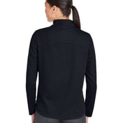Back view of Women’s Express Tech Performance Pique Quarter-Zip Pullover