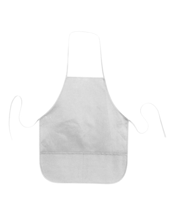 Front view of Debbie NS2R Cotton Twill Apron Kelly