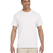 Front view of Adult Ultra Cotton® 6 Oz. Pocket T-Shirt