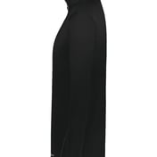 Side view of Youth CoolCore® Quarter-Zip Pullover